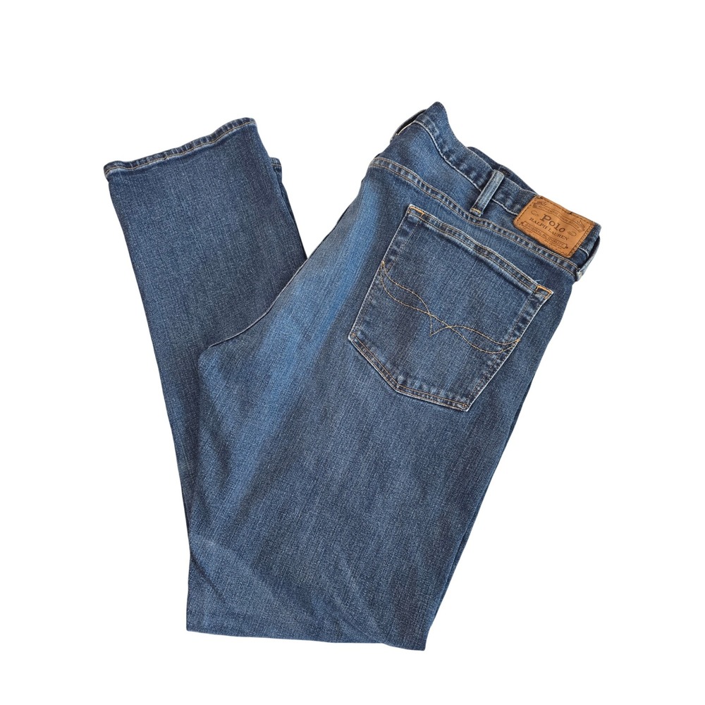 Polo Ralph Lauren Sullivan Slim Jeans Mens 40x32 Blue Denim Medium Wash EUC